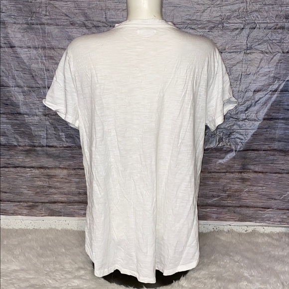 Maurices Short Sleeve “Feels Like Fall” White Tee - Picture 5 of 7